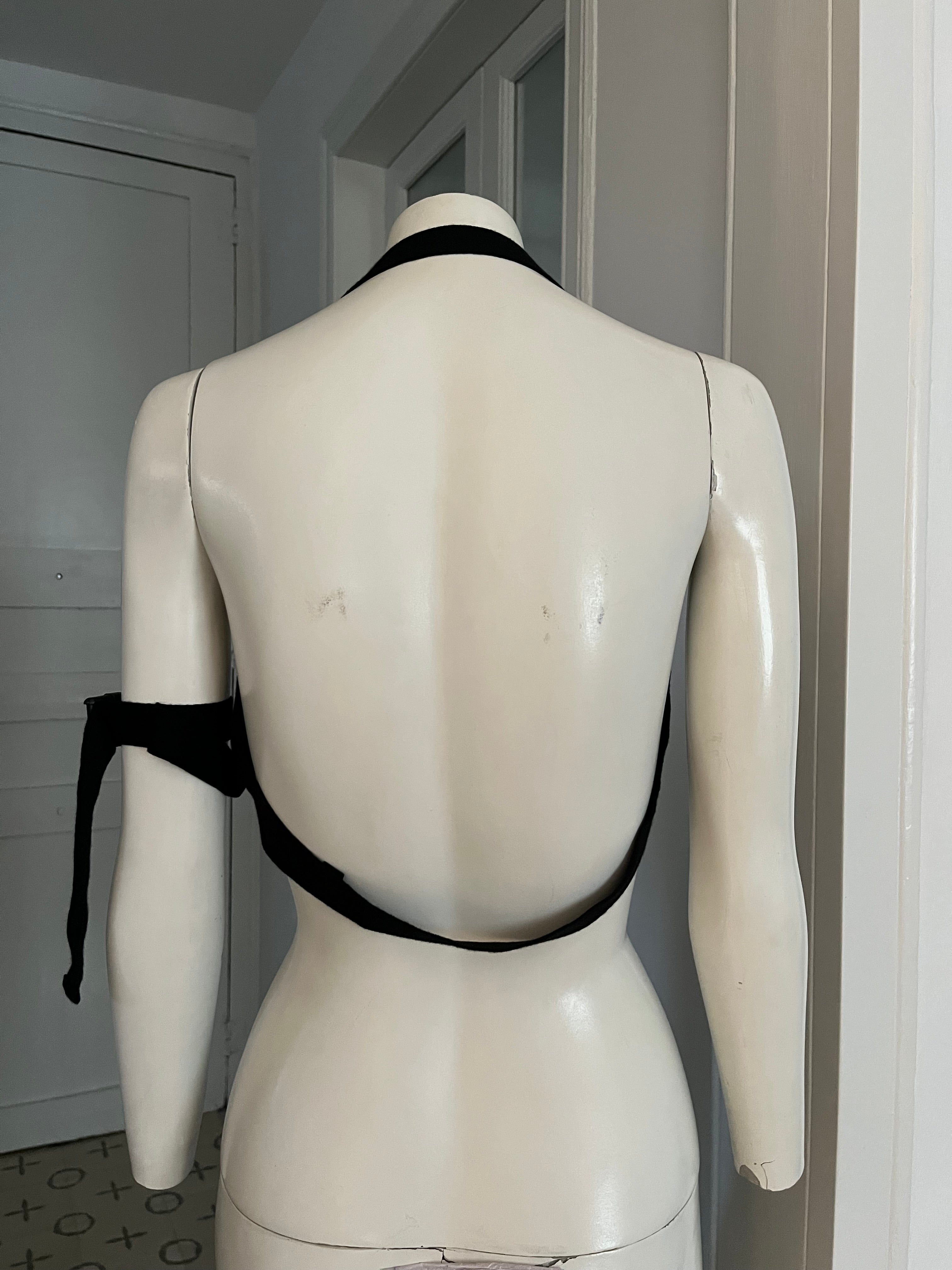 Helmut Lang Fall 2003 Wool Harness