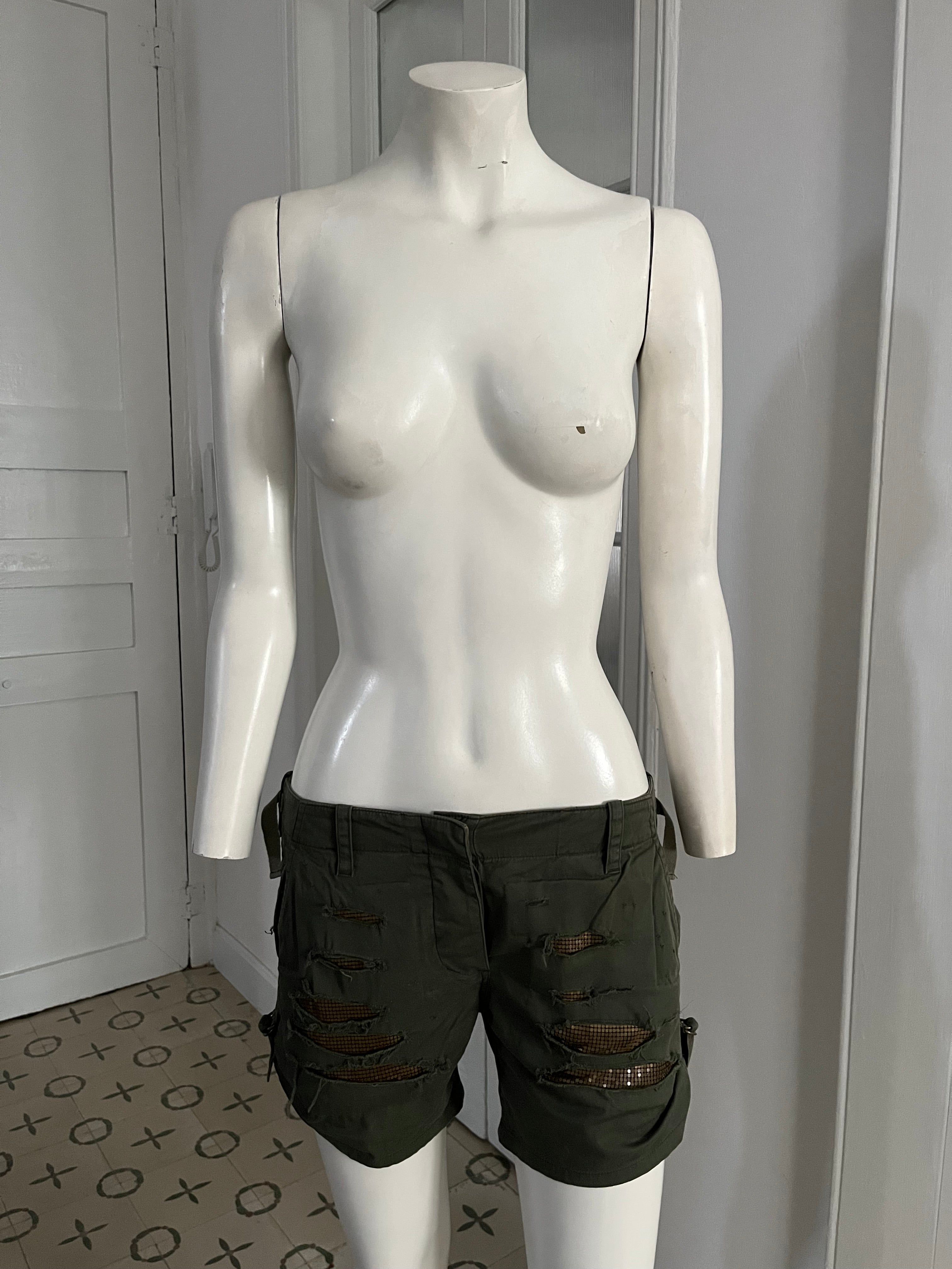 Balmain Spring 2011 Distressed Shorts