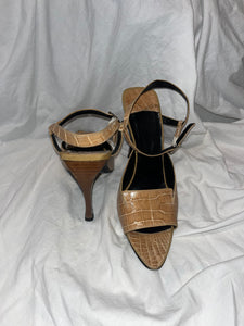Atelier Versace spring 2001 crocodile heels