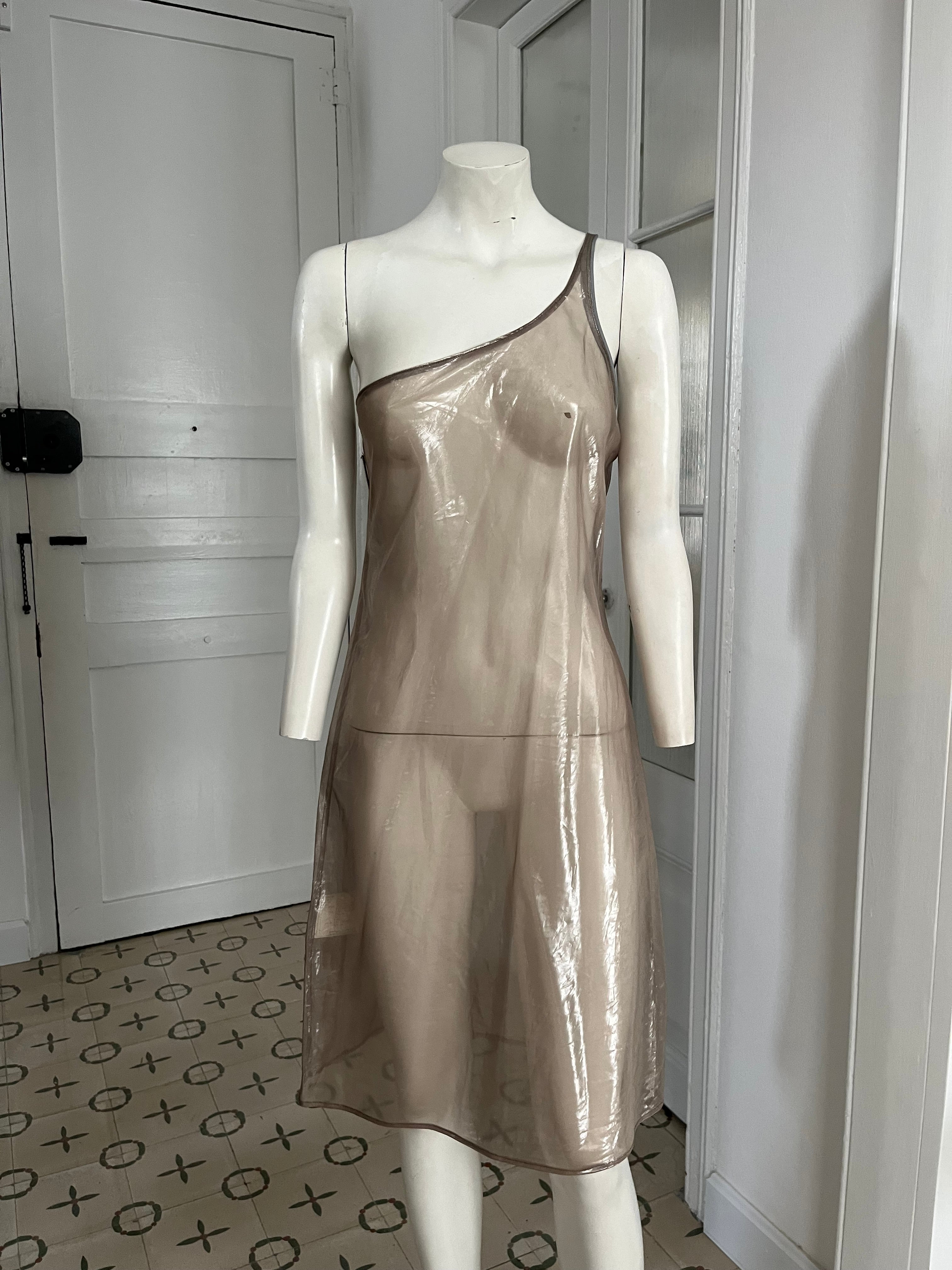 Helmut Lang Spring 1995 Organza Dress