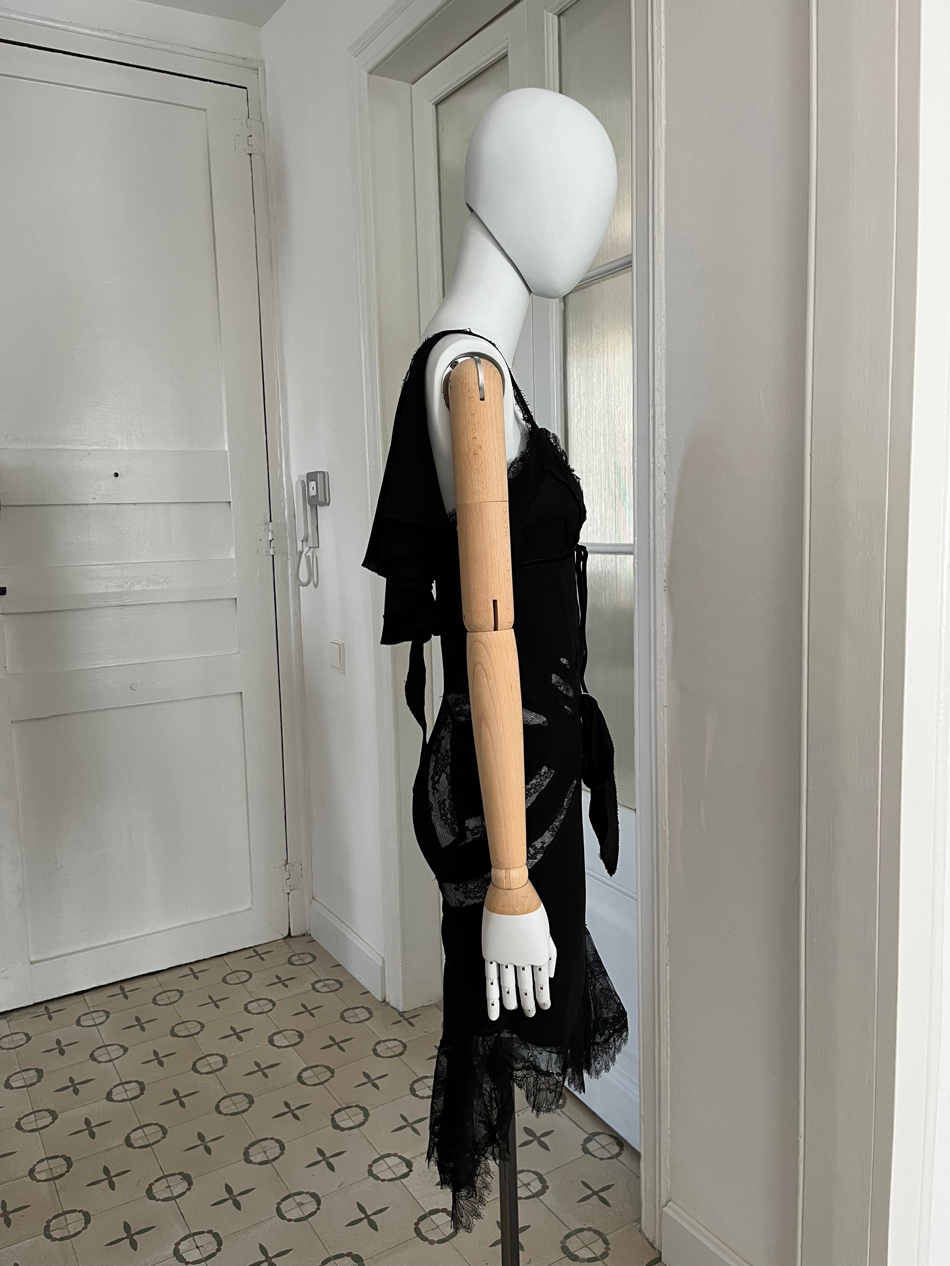 Antonio Berardi Lace Trimmed Dress