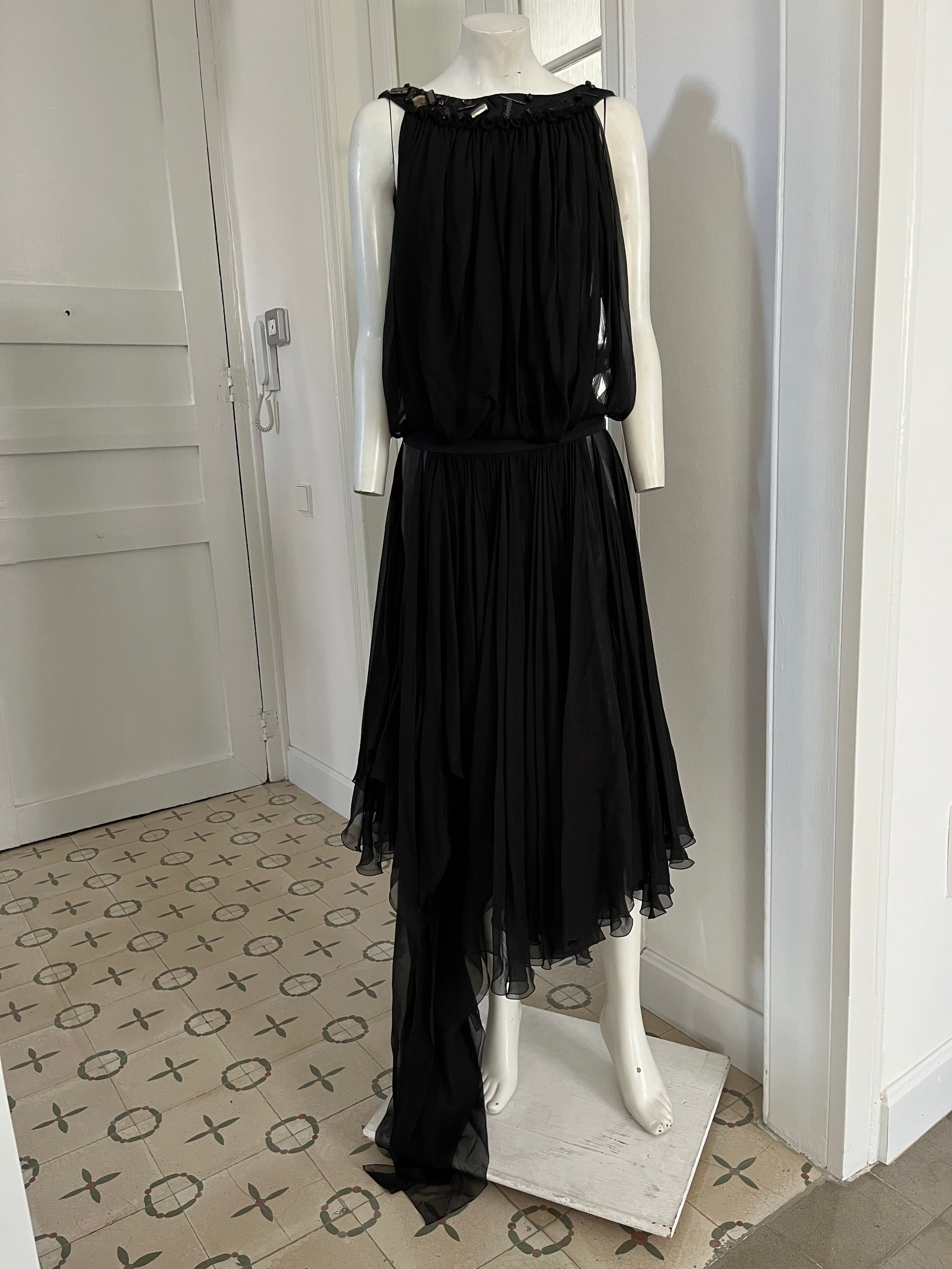 Louis Vuitton Spring 2008 Silk Gown