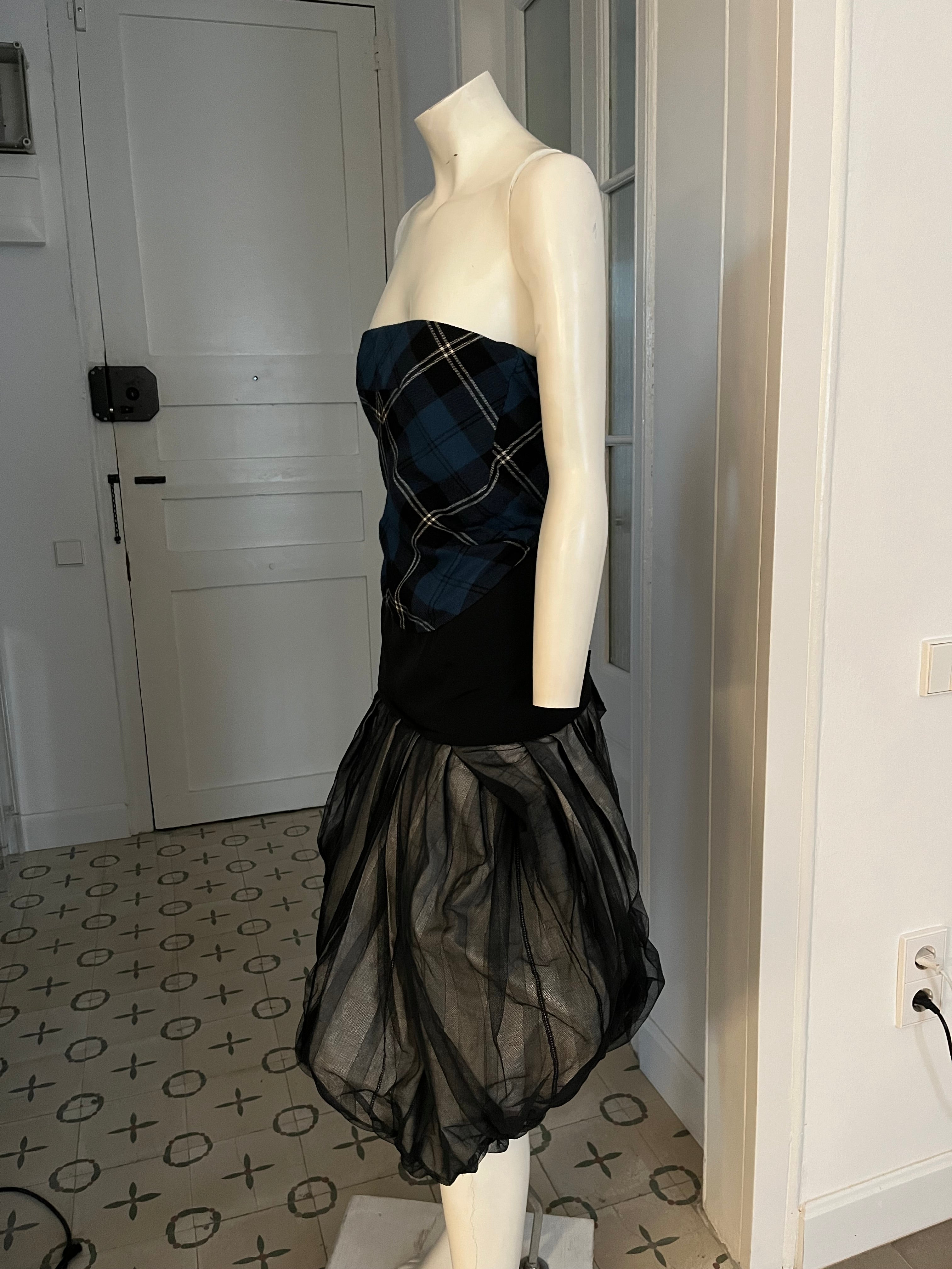 Louis Vuitton Fall 2004 Tartan Dress