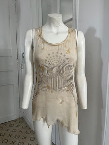 Balmain Spring 2011 Distressed top