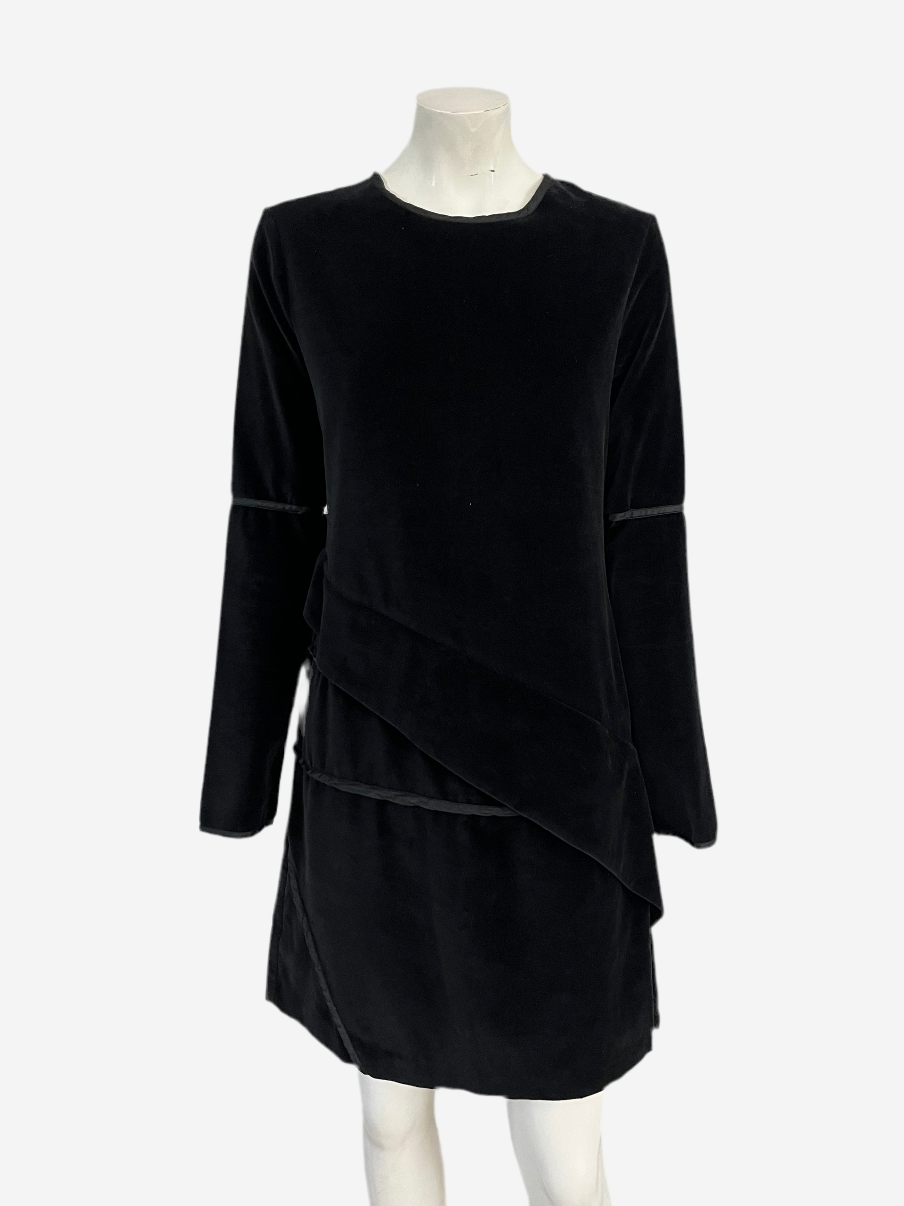 Helmut Lang Fall 1998 Velvet Dress