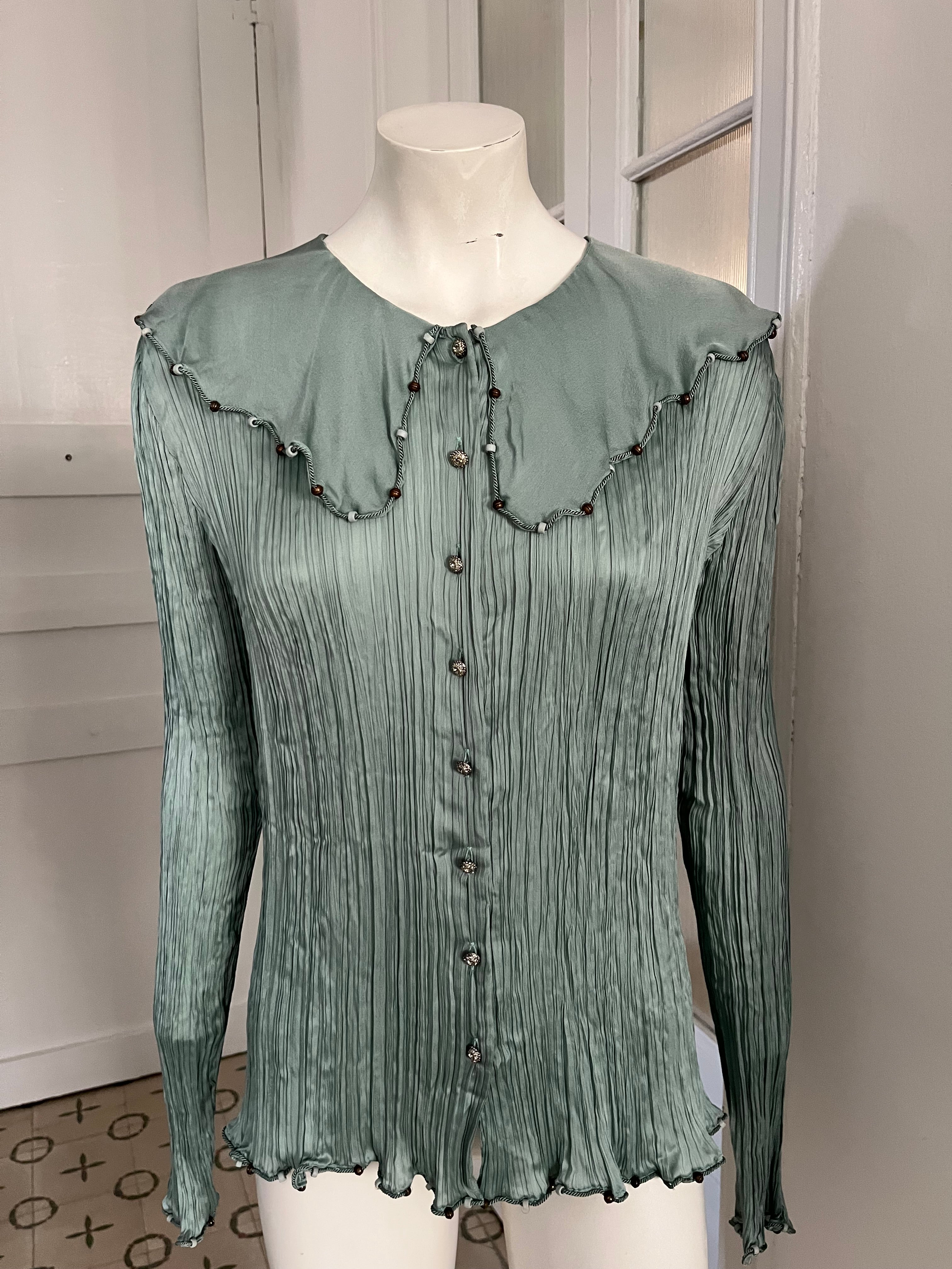 Christian Dior Spring 1999 “Fortuny” Blouse