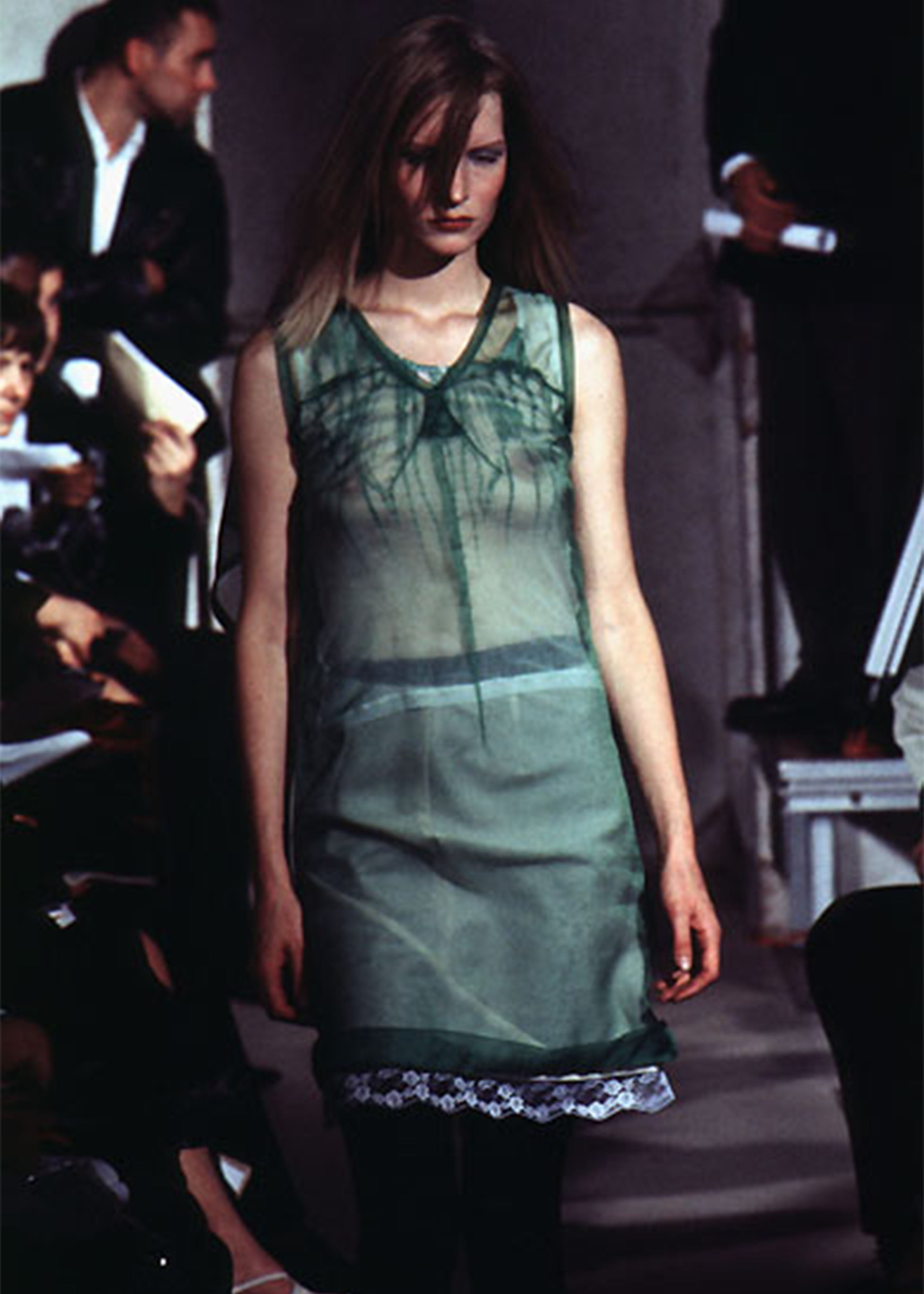 Spring 1996 Lace Trim Skirt - Algo Bazaar